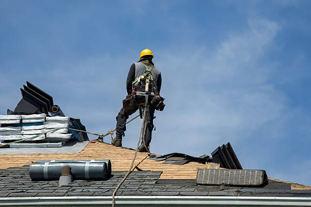 Professional Roof Replacement technician working in Kittanning, PA